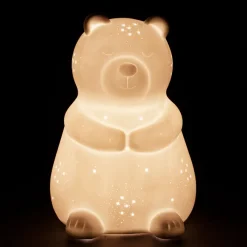 Fabrique de Styles Lampe en porcelaine led - ours*Enfant Déco