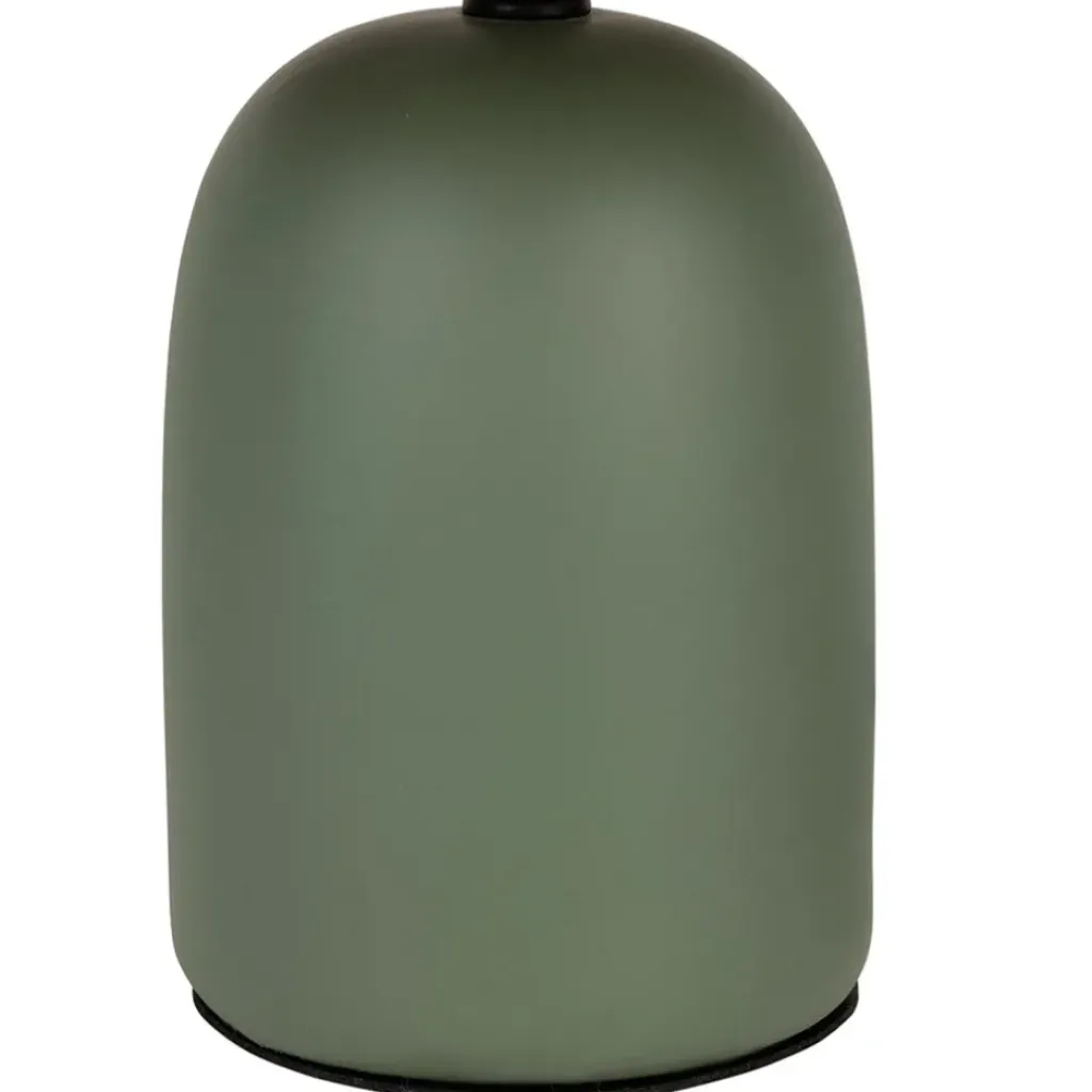 Fabrique de Styles Lampe en terre cuite émeraude mate et naturel h32cm - Nira* Lampes À Poser