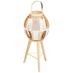 Fabrique de Styles Lampe lanterne sur pied naturelle H82cm - Cordey* Lampes À Poser