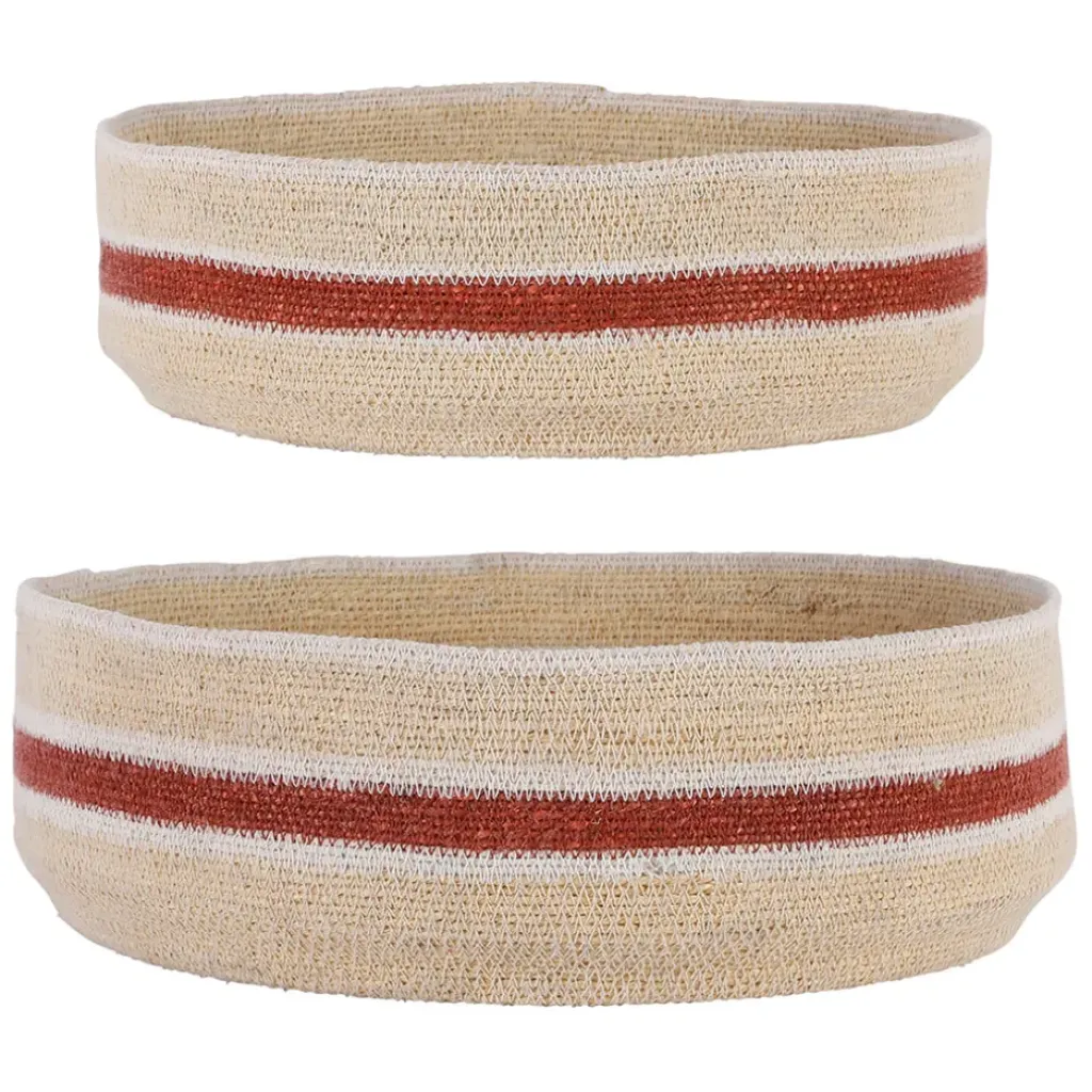 Fabrique de Styles Lot de 2 corbeilles en jonc de mer - Sumatra* Paniers Et Corbeilles