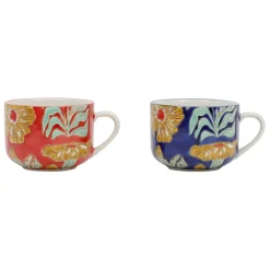 Fabrique de Styles Lot de 2 tasses en grès 60cl - Flaura* Tasses Et Mugs