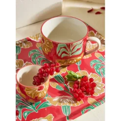 Fabrique de Styles Lot de 4 tasses en grès 15cl - Flaura* Tasses Et Mugs