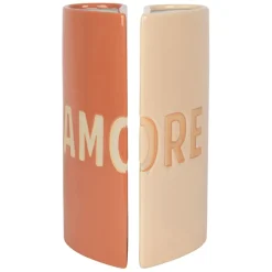 Fabrique de Styles Lot de 2 vases en grès 13x6.5xh24cm - Funny* Vases Et Soliflores