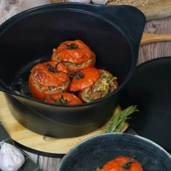 Fabrique de Styles L'incroyable Cocotte graphite d24cm avec poignée couronne* Plats Et Appareils De Cuisson