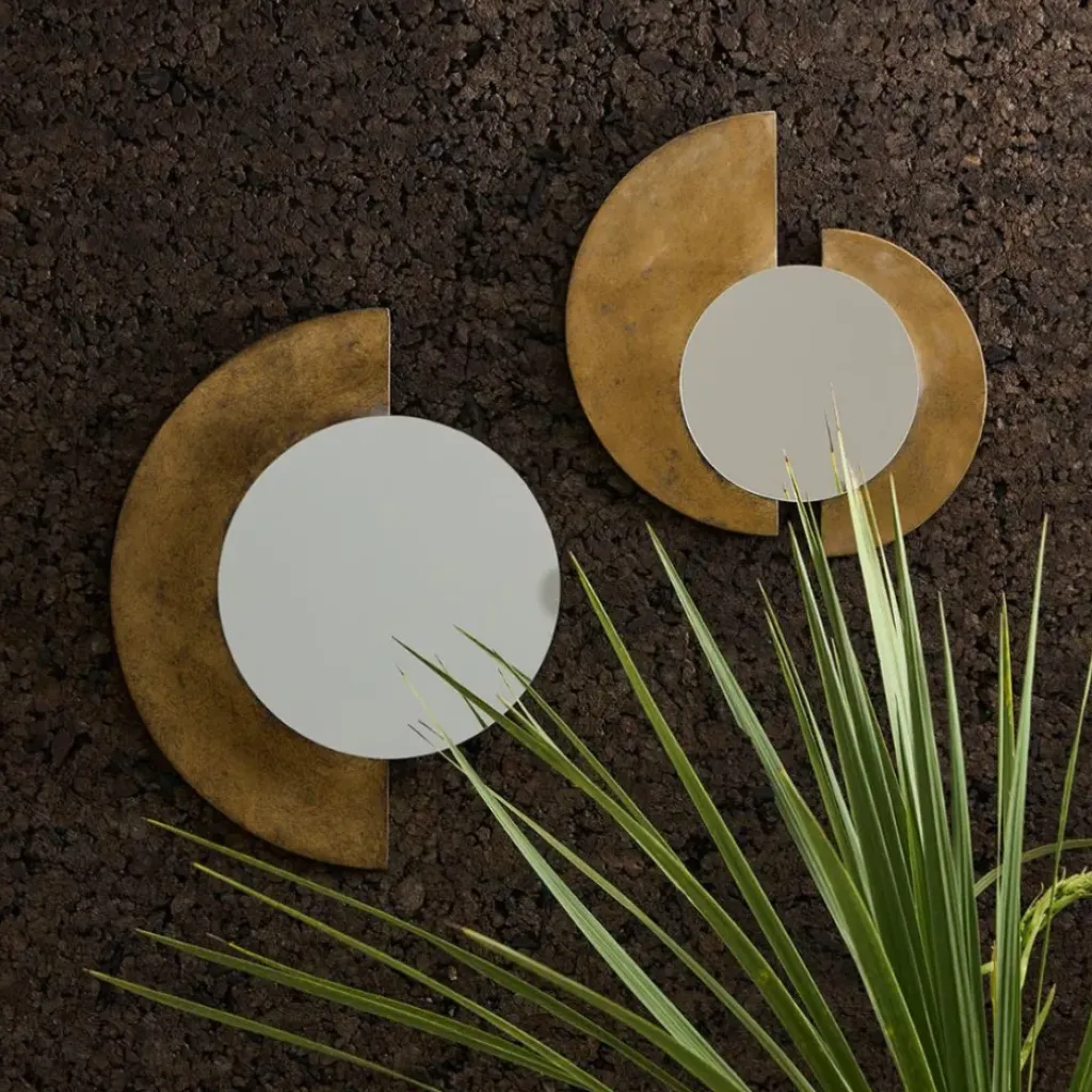 Fabrique de Styles Miroir en fer 37x38cm - Corolia* Miroirs