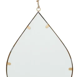 Fabrique de Styles Miroir goute en fer 26.5x37cm - Ornalise* Miroirs