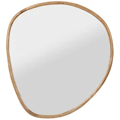 Fabrique de Styles Miroir irrégulier en bois de manguier 93x97cm -hervea* Miroirs