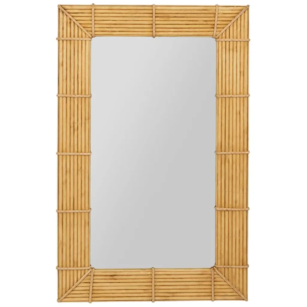 Fabrique de Styles Miroir rectangle en bambou 50x80cm - Owari* Miroirs