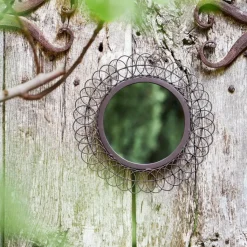 Fabrique de Styles Miroir rond en fer D31cm - Lore* Miroirs