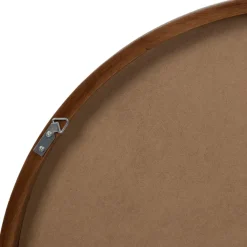 Fabrique de Styles Miroir rond en pin foncé d80cm - Mikawa* Miroirs