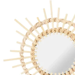 Fabrique de Styles Miroir rotin d25cm* Miroirs
