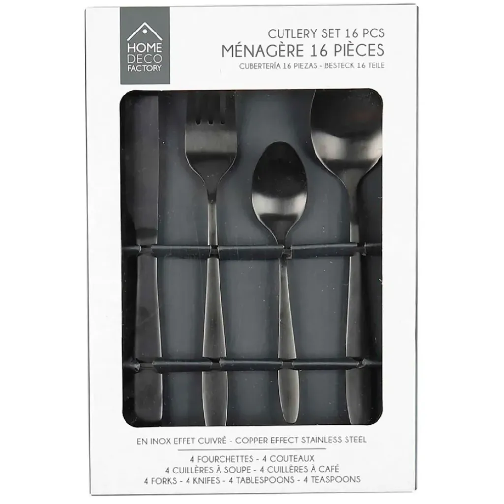 Fabrique de Styles Ménagère 16 pièces en acier inoxydable* Ménagères