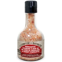 Fabrique de Styles Moulin sel rose de l'himalaya au piment d'espelette empilable - 290gr* Condiments Et Épices