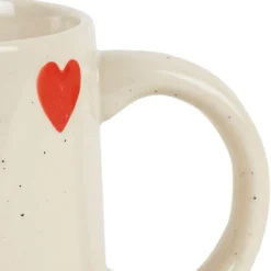 Fabrique de Styles Mug en grès et rouge moucheté 35cl - Famille* Tasses Et Mugs