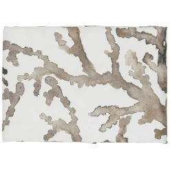 Fabrique de Styles Nappe brun 160x160cm - estran* Nappes