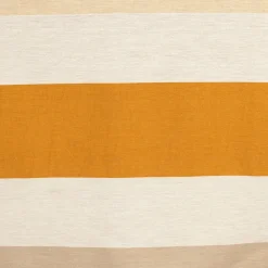 Fabrique de Styles Nappe en coton écru et orange 250x145cm - Famille* Nappes