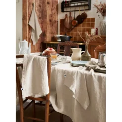 Fabrique de Styles Nappe rectangle en lin lavé 170x250cm - Soline* Nappes