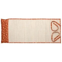 Fabrique de Styles Natte de plage avec coussin et écru - sweet leaves* Draps De Plage Et Foutas