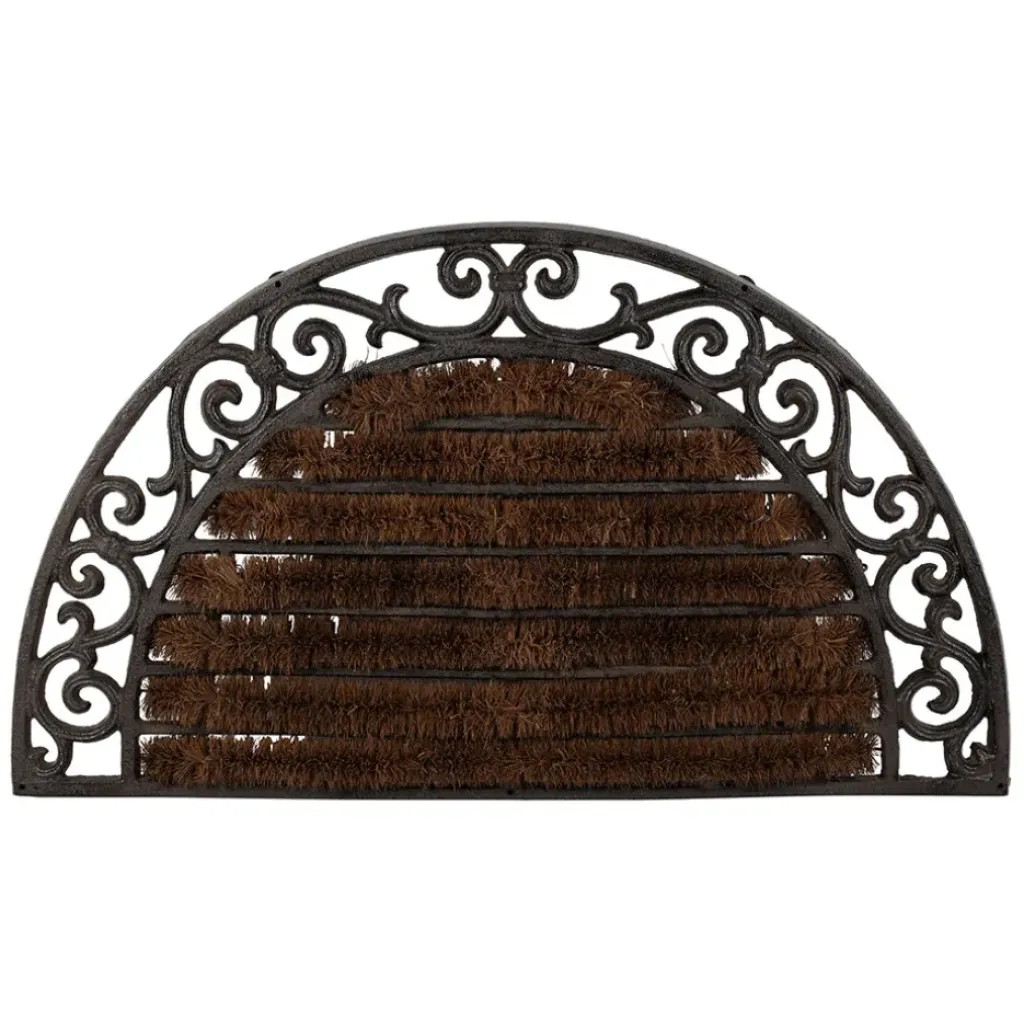 Fabrique de Styles Paillasson en fonte et fibre de palmier 68x40cm* Paillassons