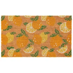 Fabrique de Styles Paillasson retro summer orange et jaune 73x43cm* Paillassons