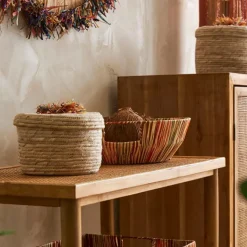 Fabrique de Styles Panier en raphia et rotin d37cm - Seguia* Paniers Et Corbeilles