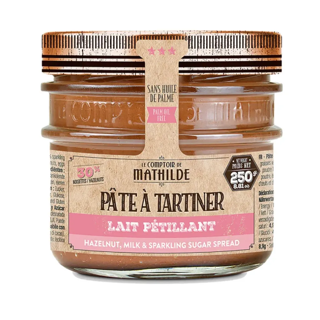 Fabrique de Styles Pate à tartiner lait pétillant 250g* Chocolats Et Confiseries