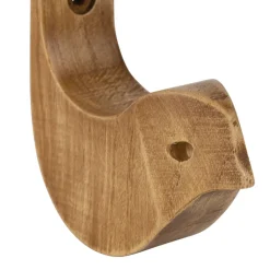 Fabrique de Styles Patère oiseau en acajou blanc h13cm - Campagne* Patères