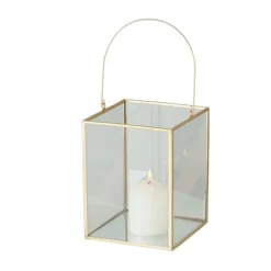 Fabrique de Styles Photophore malta dore 12x14xh12cm* Photophores, Bougeoirs Et Lanternes