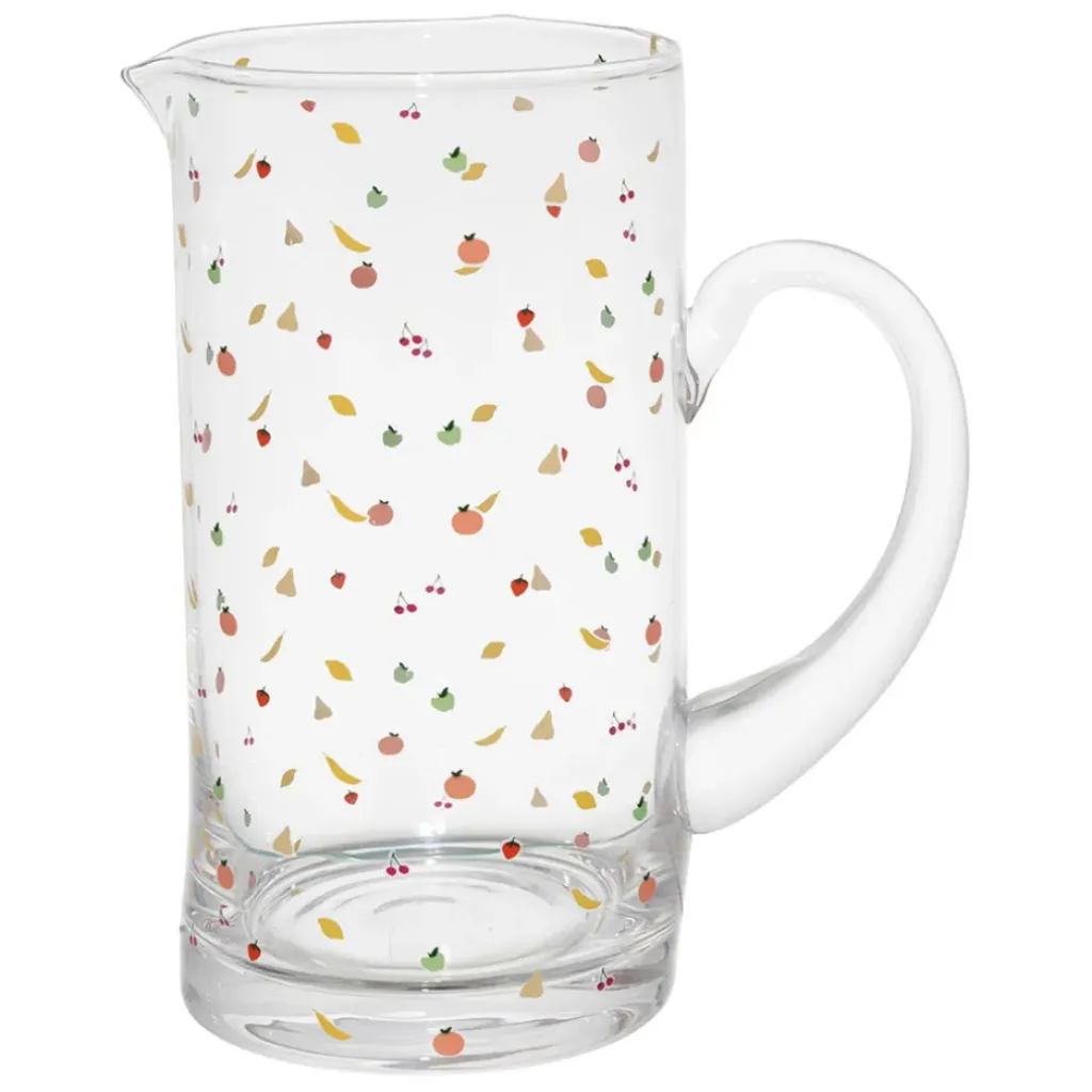 Fabrique de Styles Pichet en verre 1l - Les Fruits* Carafes Et Pichets