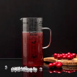 Fabrique de Styles Pichet gradué avec recette cocktail 2l* Carafes Et Pichets