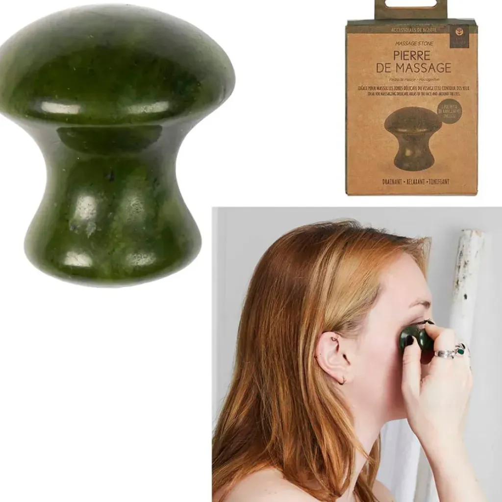 Fabrique de Styles Pierre de massage ronde en jade* Relaxation Et Massage