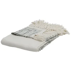 Fabrique de Styles Plaid courba 170x130cm en coton et acrylique* Plaids