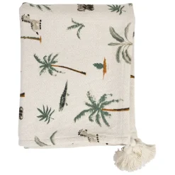 Fabrique de Styles Plaid en coton 170x130cm - Zawadi* Plaids