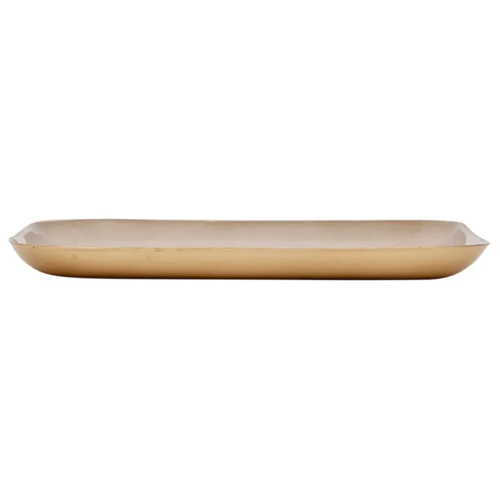 Fabrique de Styles Plateau carré en fer 16x16cm - Rouge-Gorge* Plateaux