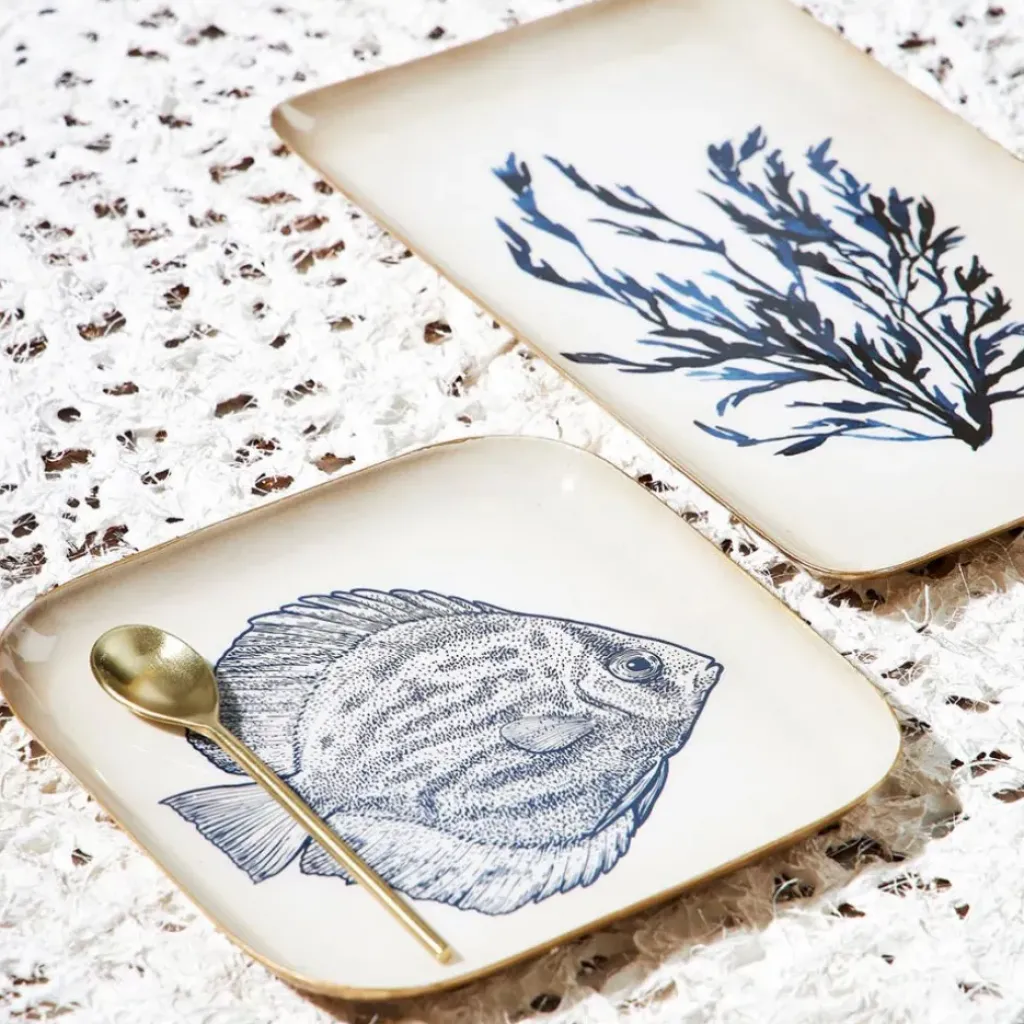 Fabrique de Styles Plateau en fer 15x25.5cm - Estran* Plateaux