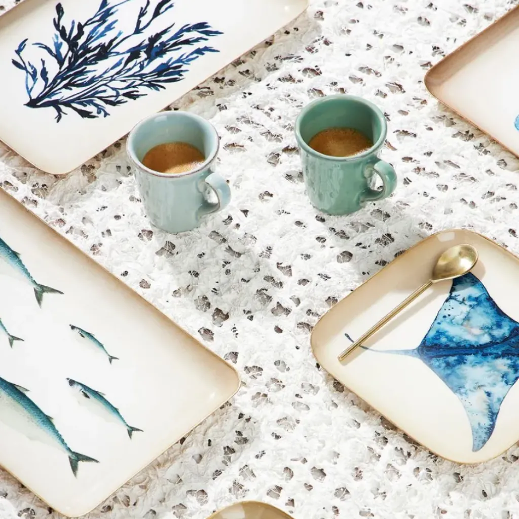 Fabrique de Styles Plateau en fer 15x25.5cm - Estran* Plateaux