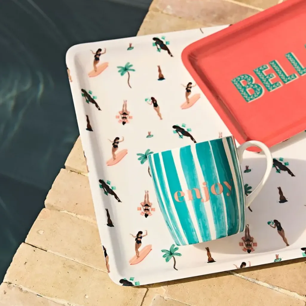 Fabrique de Styles Plateau en fer 40x30cm - Palma* Plateaux