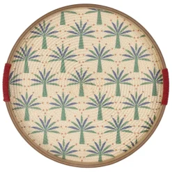 Fabrique de Styles Plateau rond en panneau de bois d35cm - Mocoa* Plateaux