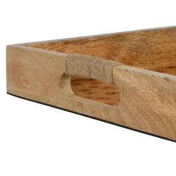 Fabrique de Styles Plateaux x2 en bois de manguier - sweet leaves* Plateaux