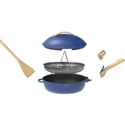 Fabrique de Styles Poêle en aluminium saphir d28cm - La Fabuleuse* Plats Et Appareils De Cuisson