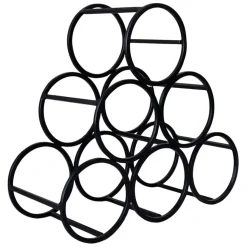 Fabrique de Styles Porte 6 bouteilles en fer 31xh28cm - Campagne* Accessoires Vin Et Cocktails