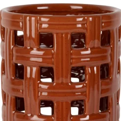 Fabrique de Styles Porte ustensiles en grès moucheté h20cm - Organic* Petits Rangements