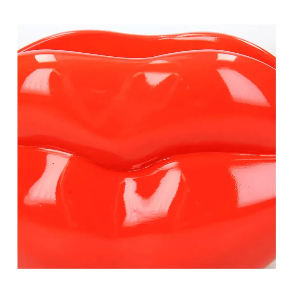 Fabrique de Styles Pot lèvre en polyrésine h12.5cm* Cache-pots Et Supports