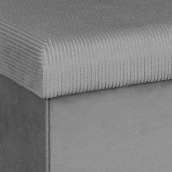Fabrique de Styles Pouf coffre pliable en velours côtelé - Julia* Poufs Et Tabourets