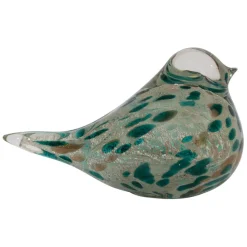 Fabrique de Styles Presse papier en verre emeraude et doré - Serin* Petits Objets Déco