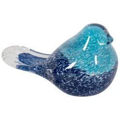 Fabrique de Styles Presse papier moineau en verre - Serin* Petits Objets Déco