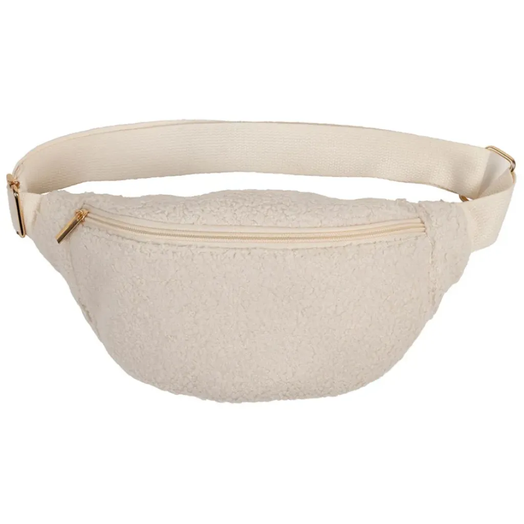 Fabrique de Styles Sac banane bouclette écru - Bananez* Sacs Et Cabas