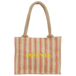 Fabrique de Styles Sac "Bella Vita" en jute et coton - Palma* Sacs Et Cabas