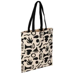 Fabrique de Styles Sac tote bag en coton ecru et noir - Organic* Sacs Et Cabas