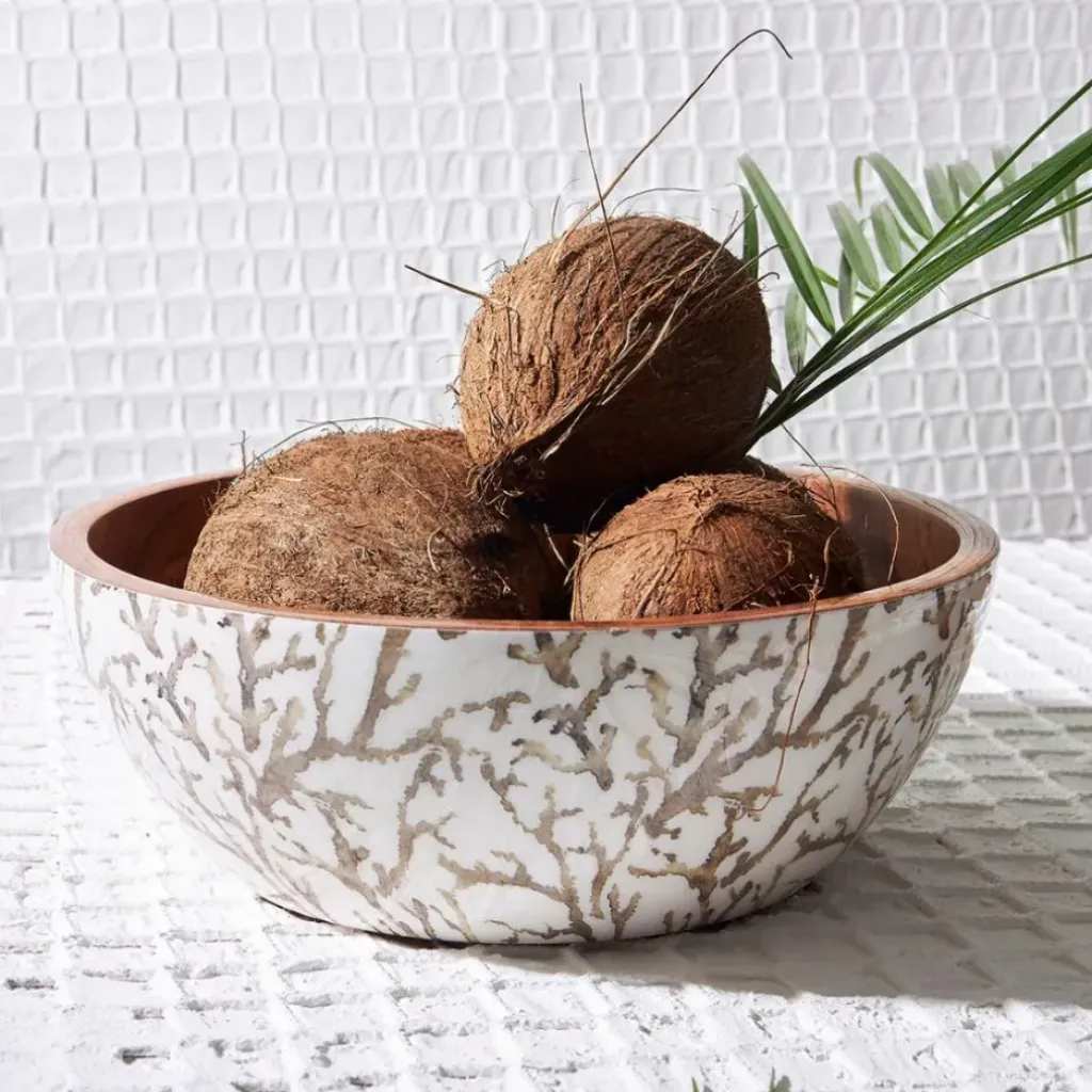 Fabrique de Styles Saladier en manguier d30cm - Estran* Plats Et Saladiers